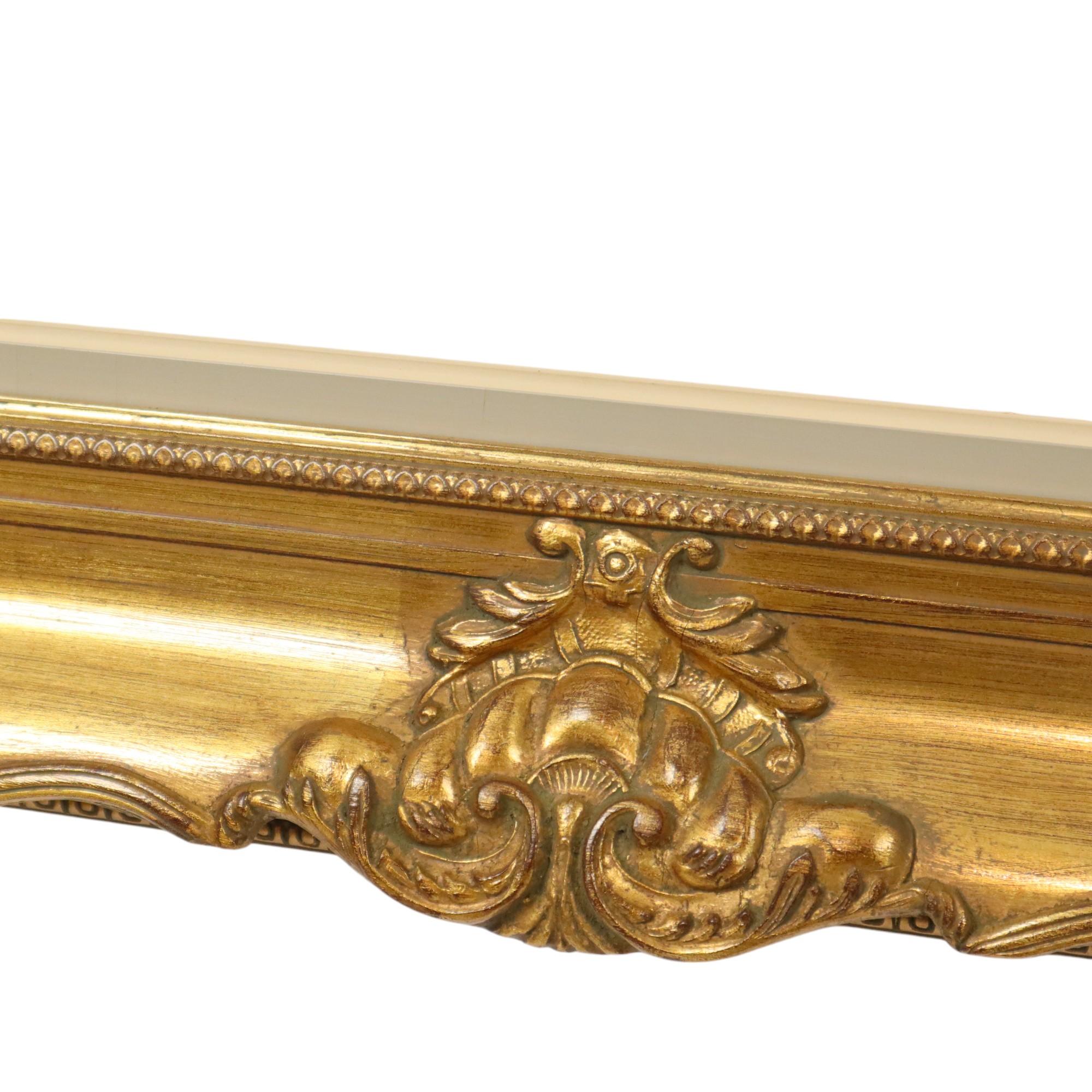 Large Gilded Wooden Baroque Frame XL Classic 104x84cm For Sale 2