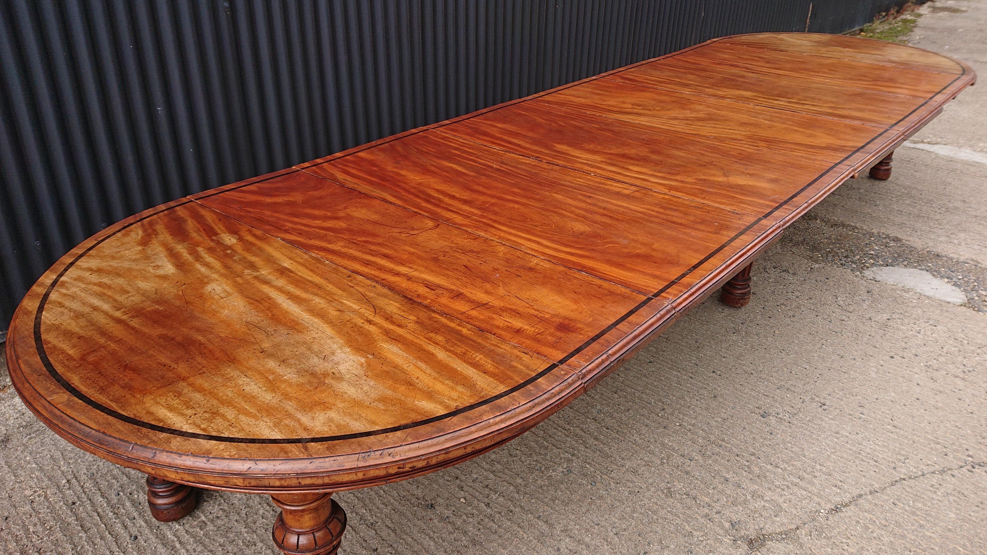 Large Gillows Dining Table For Sale 3