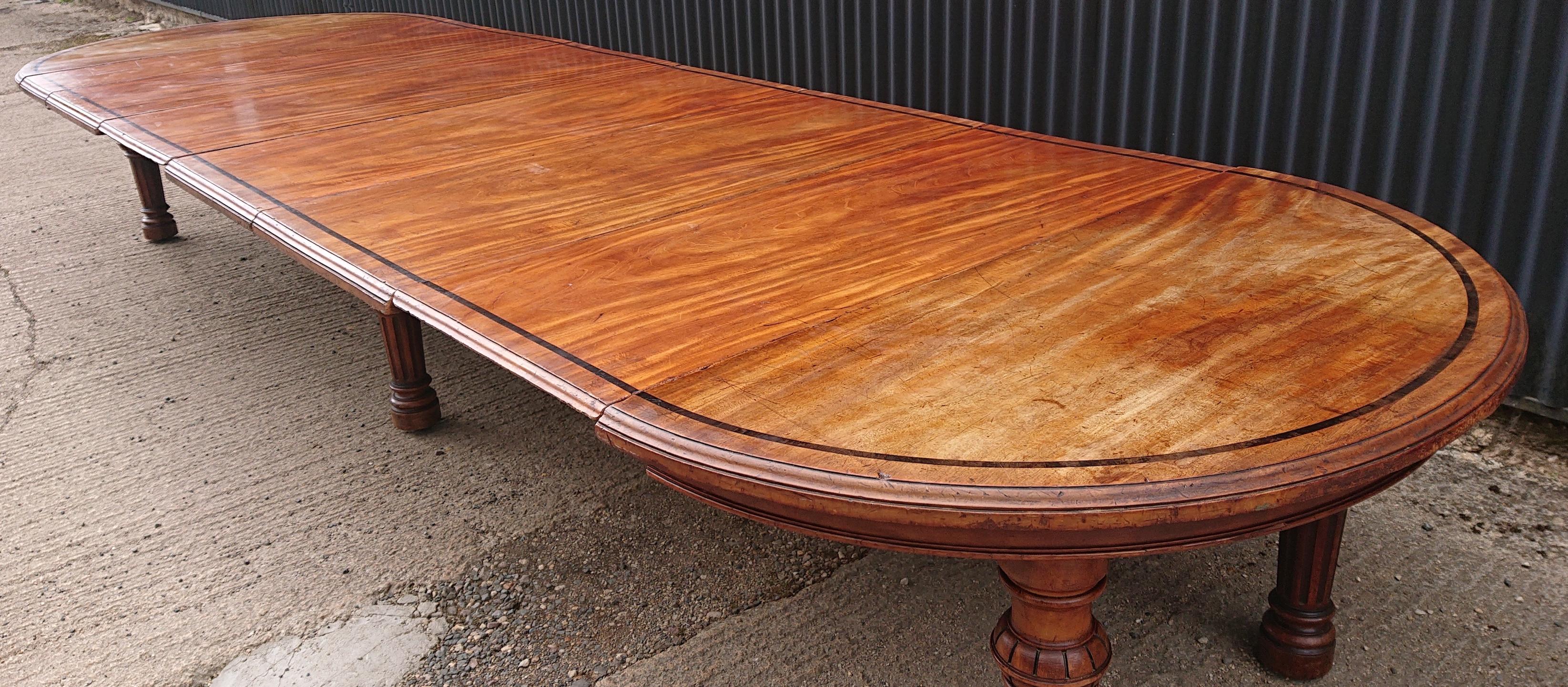 Large Gillows Dining Table For Sale 4