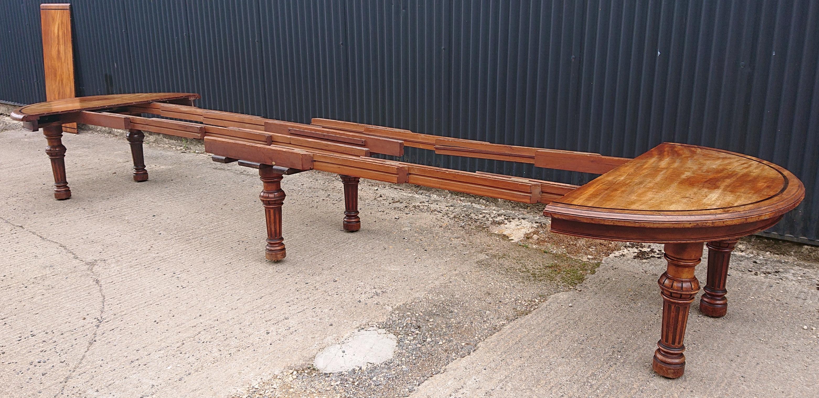 Large Gillows Dining Table For Sale 6