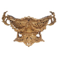 Antique Large Gilt Bronze Centerpiece