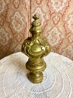 Large gilt bronze stair newel finial – Maison Fontaine, Paris – 19th century