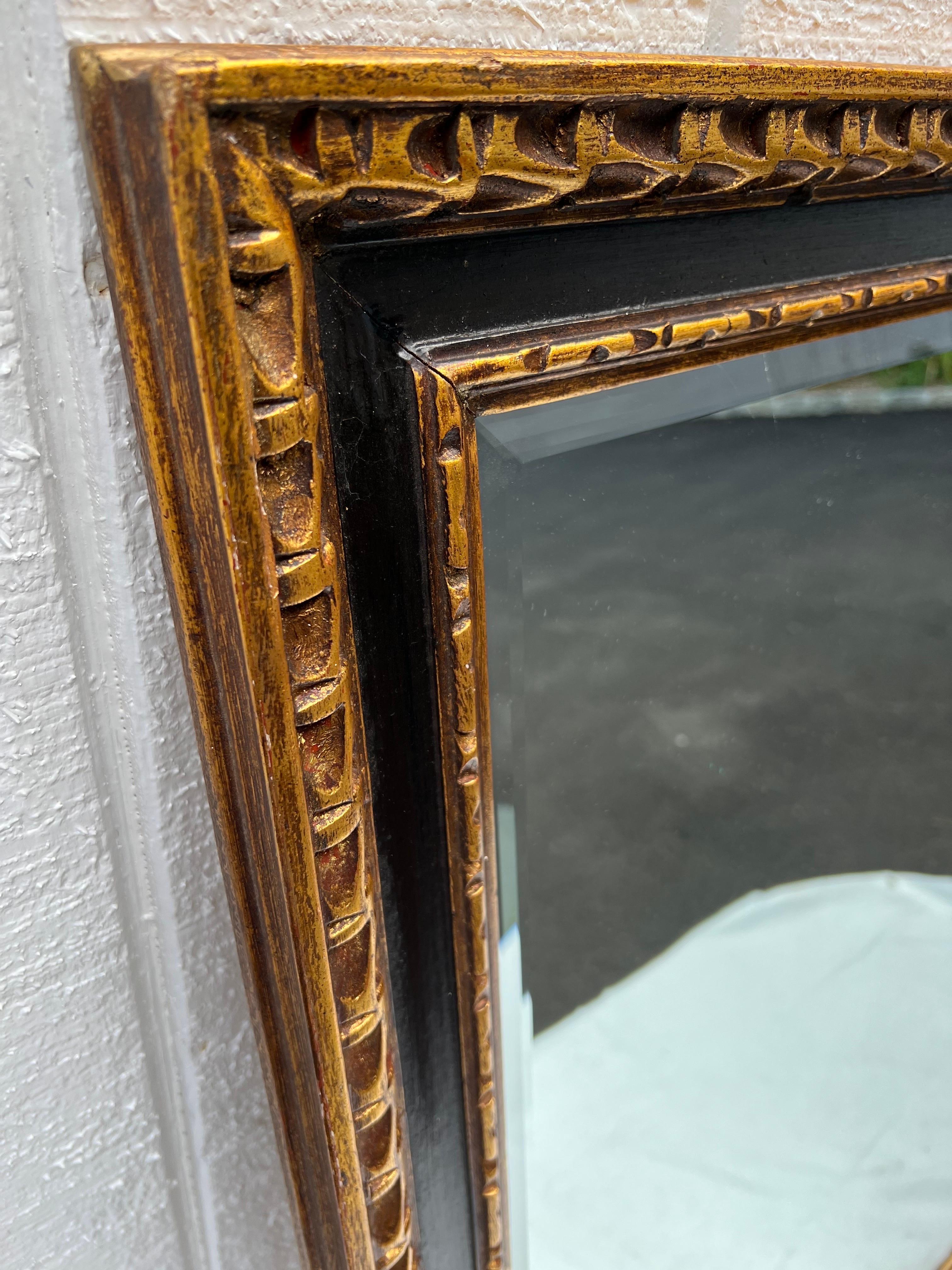 Large Gilt Cobalt Blue Black Mirror 5