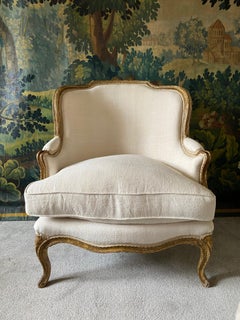 Large Gilt Framed Armchair
