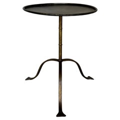 Used Large Gilt Iron Side or Drinks Table