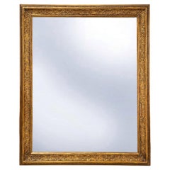 Large Gilt Régence-Style Wall Mirror, France, 19th Century