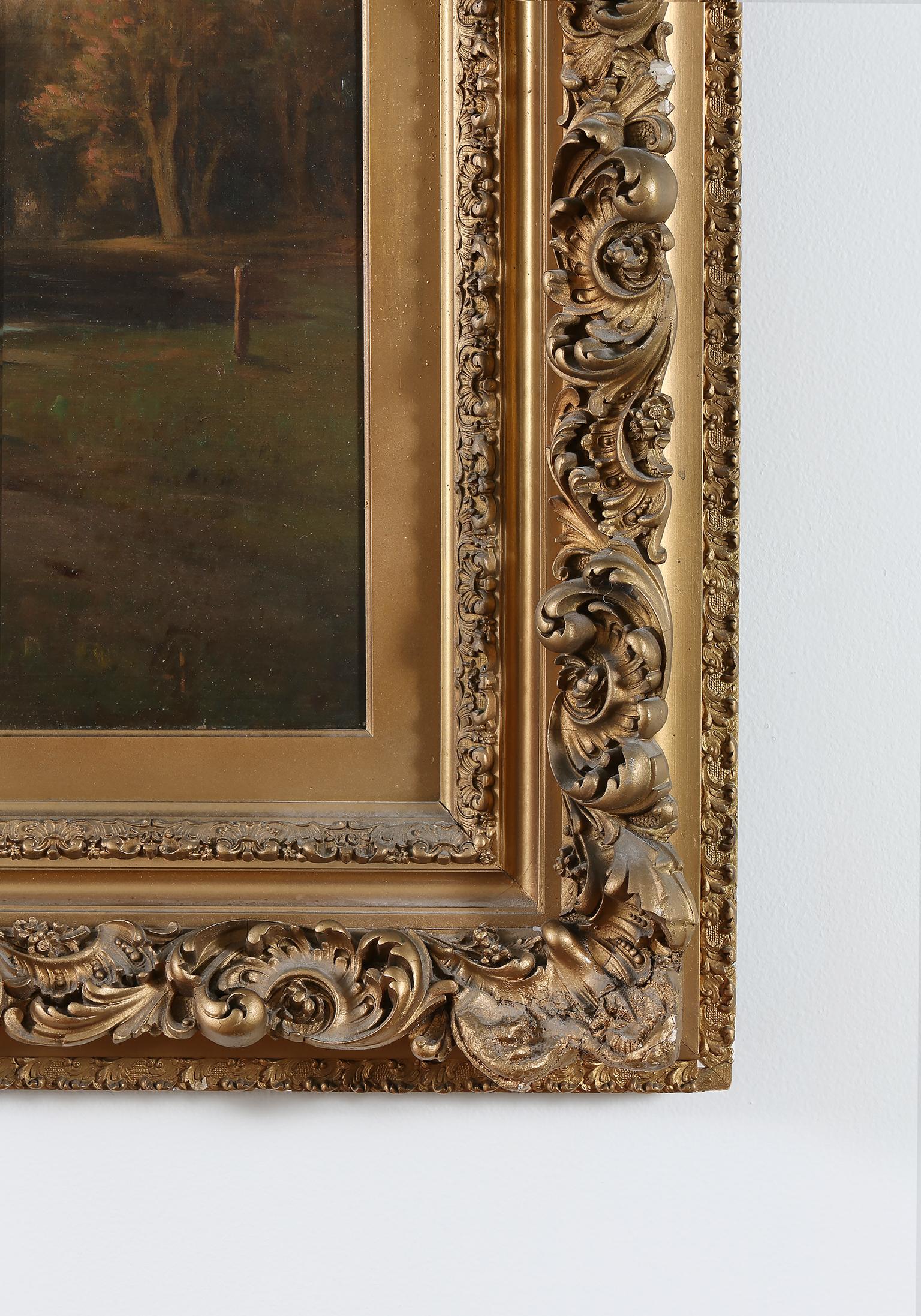 Large Giltwood Framed Oil / Board Painting 2