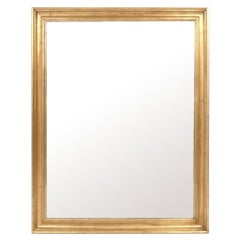 Large Gilt Wood Mirror 44.5"H x 34.5"W Circa 1960s