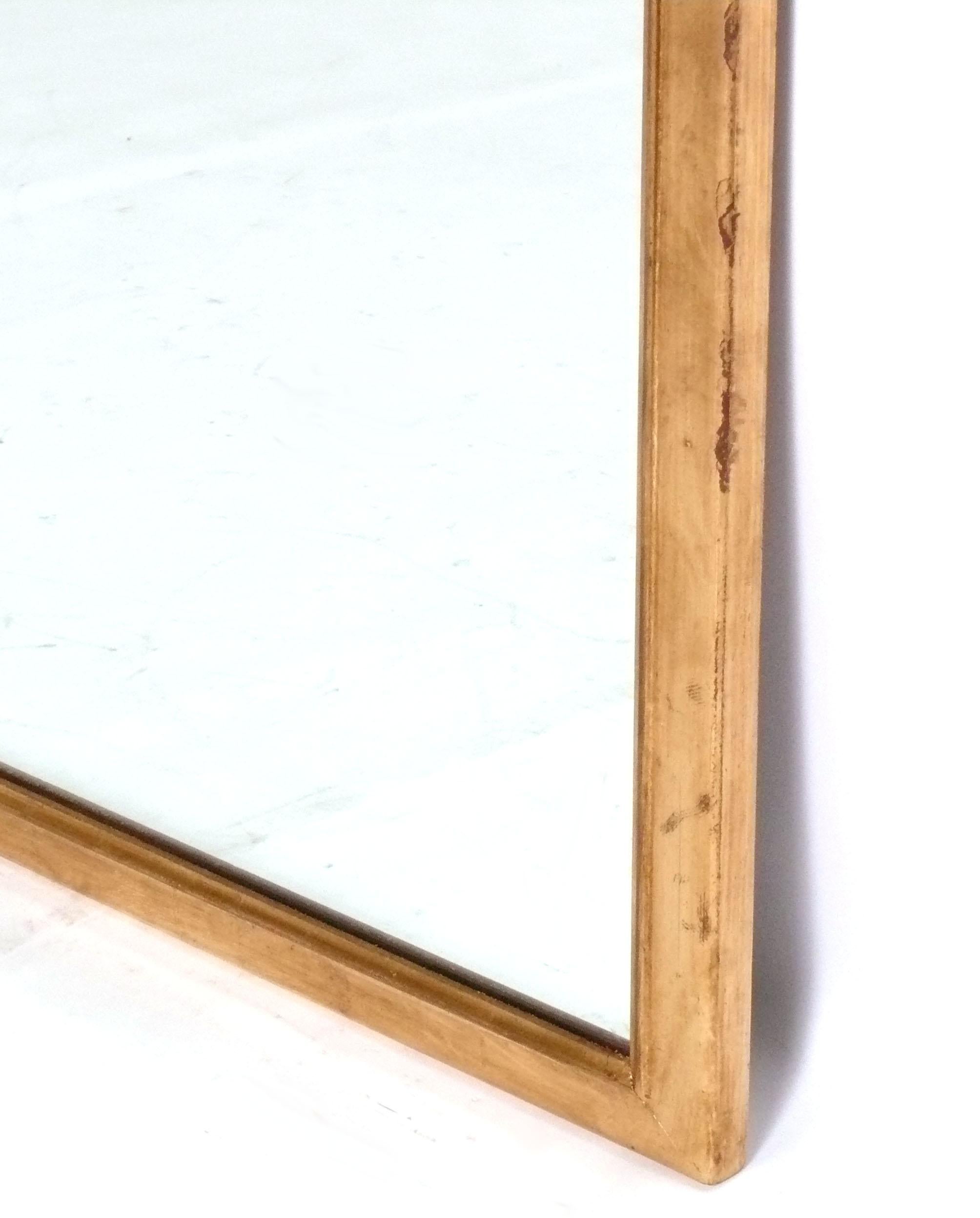 Gran espejo de madera dorada 46,5 