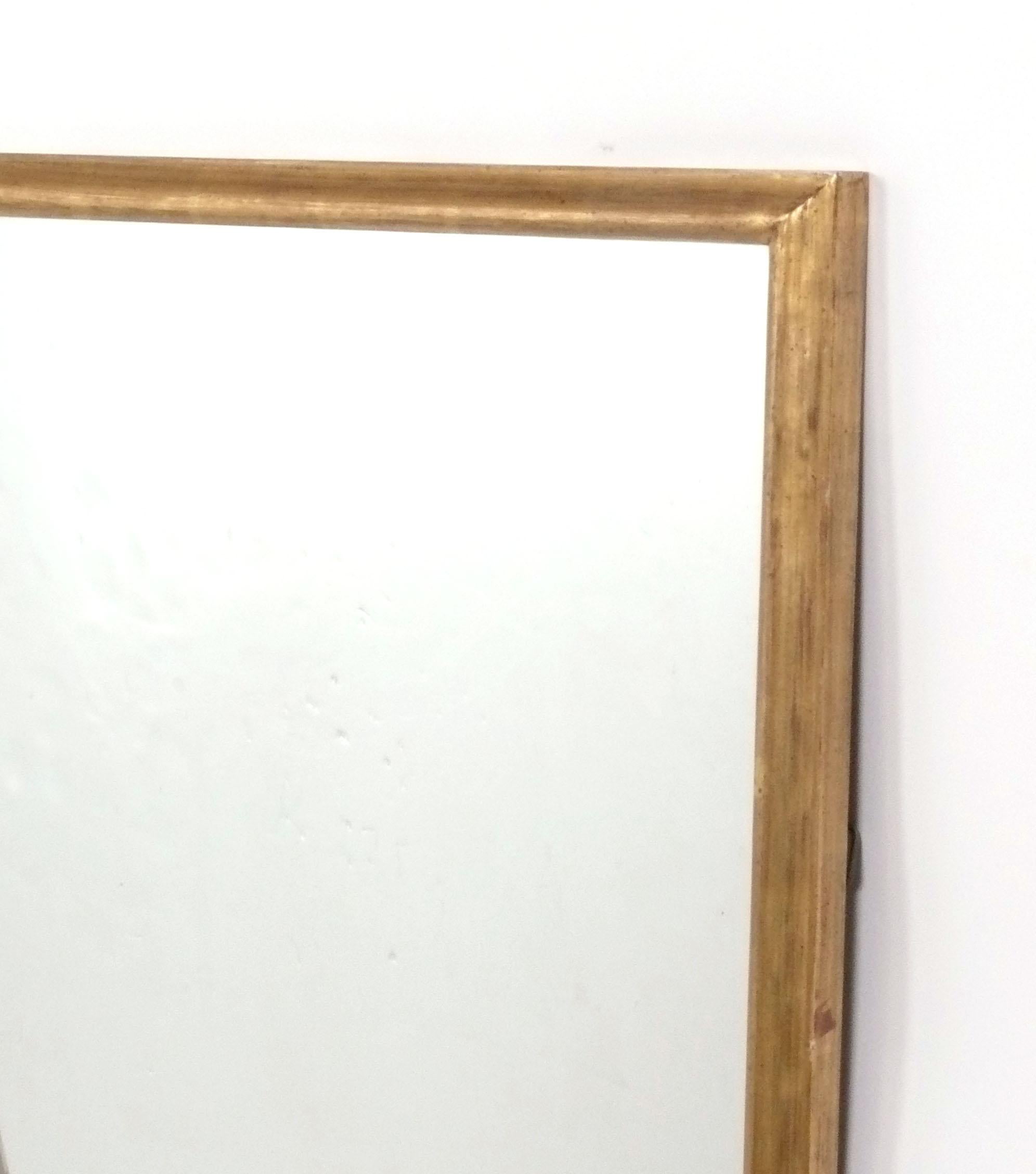 Gran espejo de madera dorada 48 