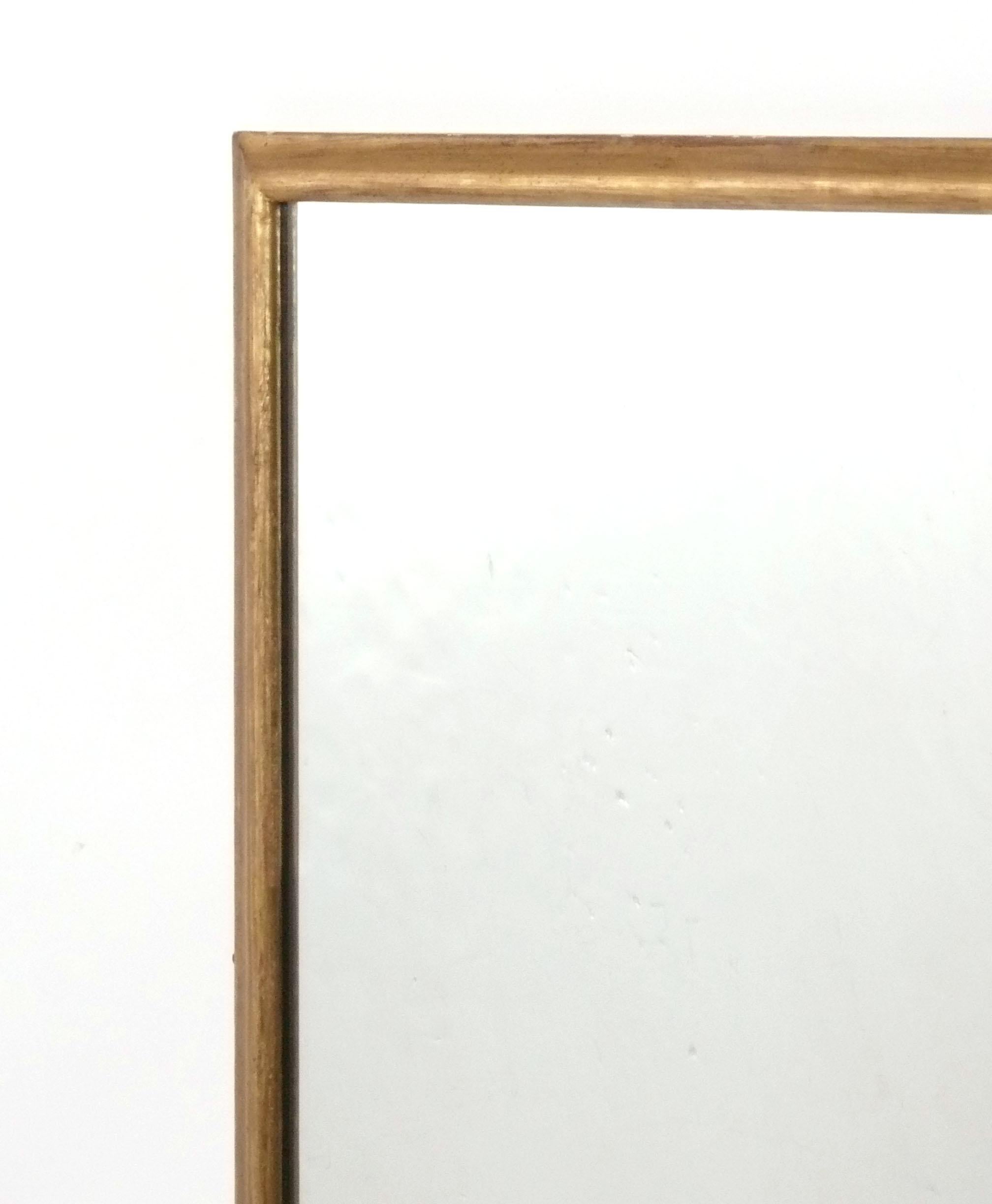 Gran espejo de madera dorada 48 