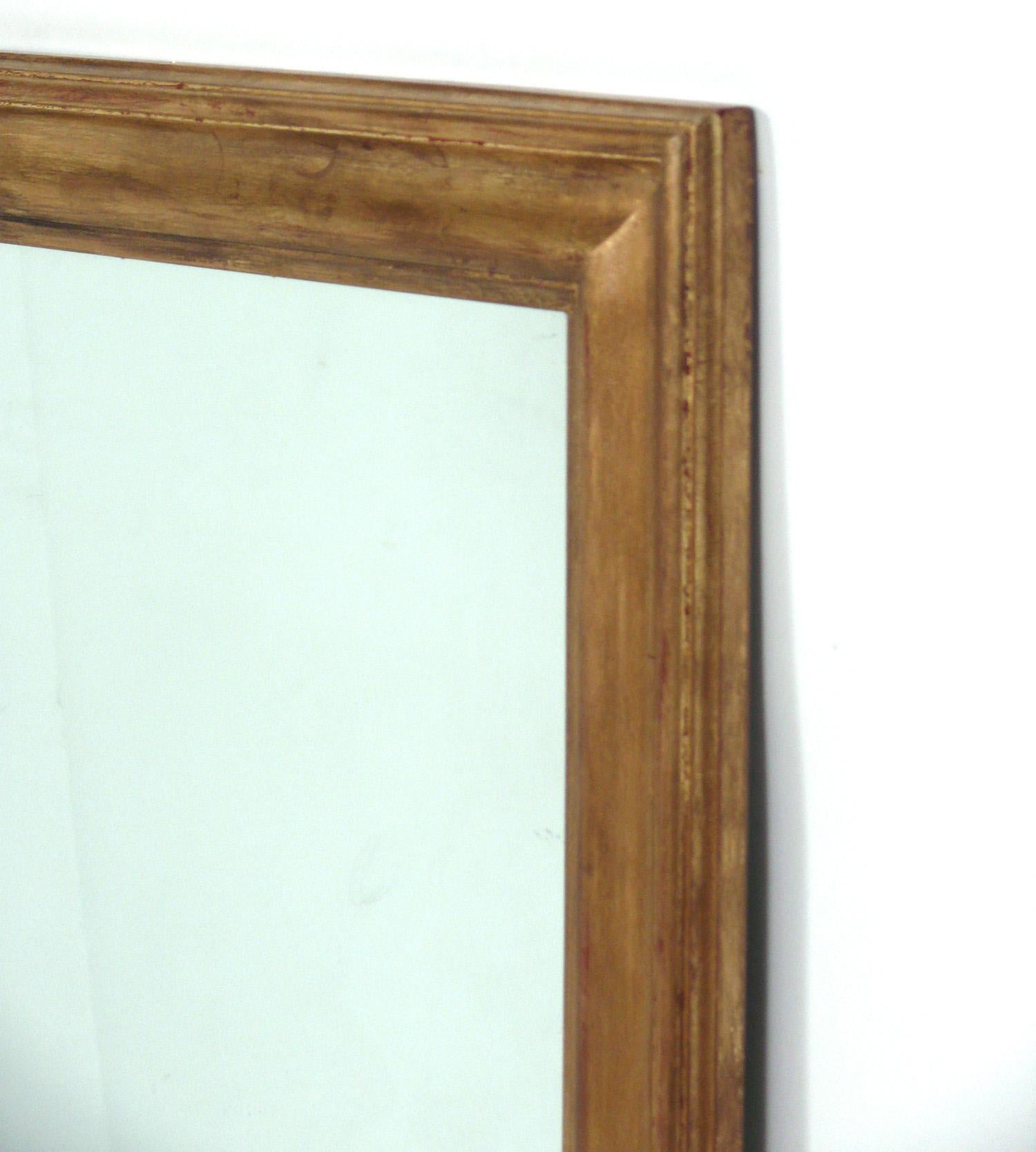 American Large Gilt Wood Mirror