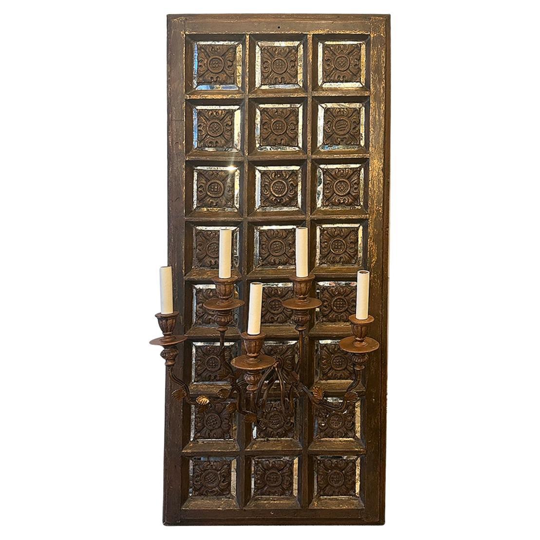 Large Gilt Wood Sconce