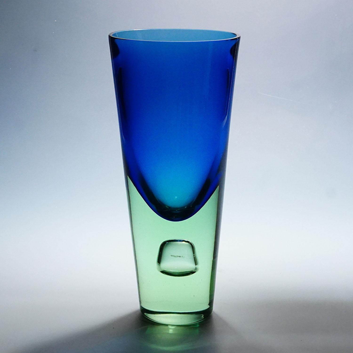 Große Gino Cenedese Sommerso-Vase, ca. 1960er-Jahre (Moderne der Mitte des Jahrhunderts) im Angebot