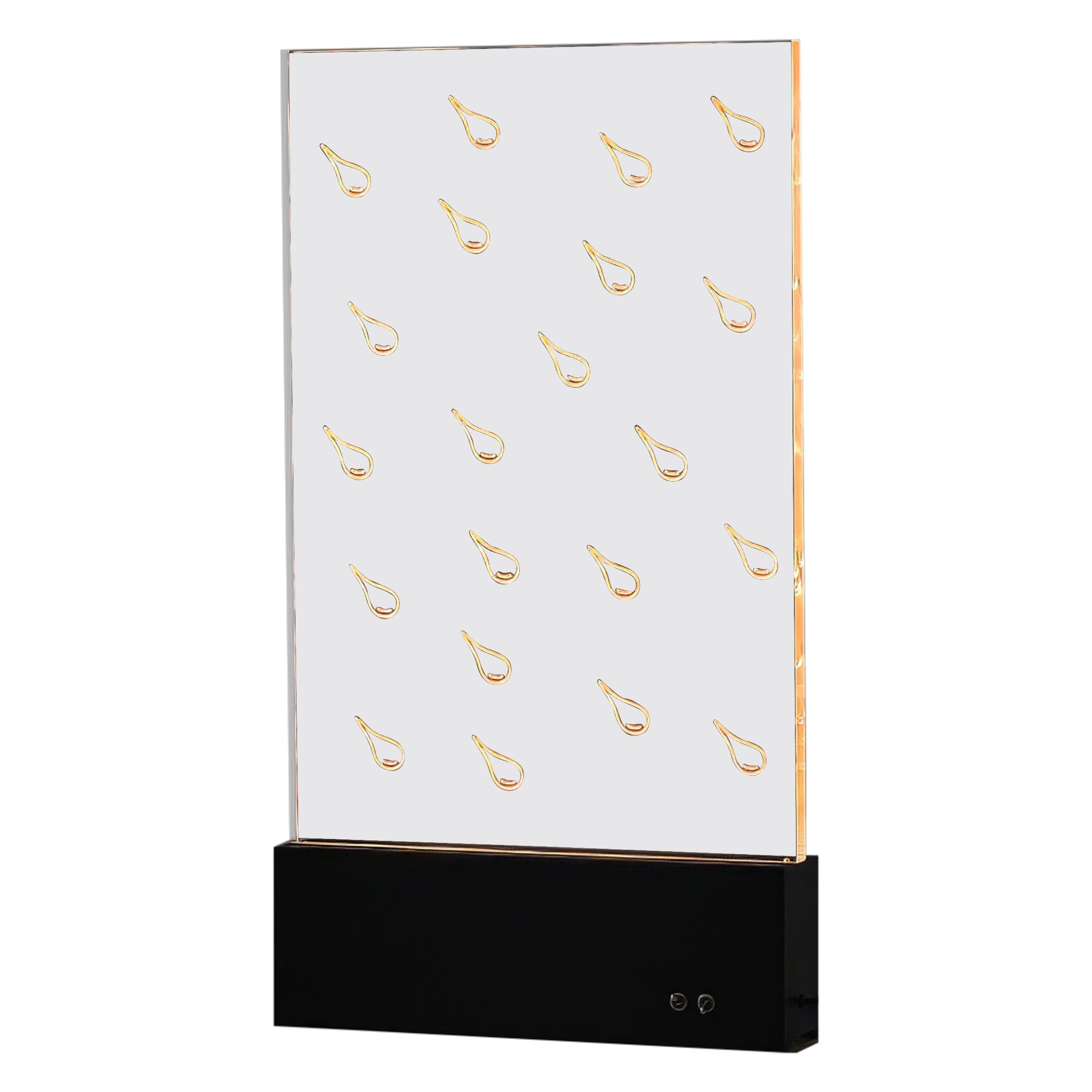 Large Gino Marotta "Pioggia" Kinetic light object in Methacrylate, Italy 1960s