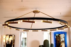Large Gino Sarfatti chandelier 169cm diameter