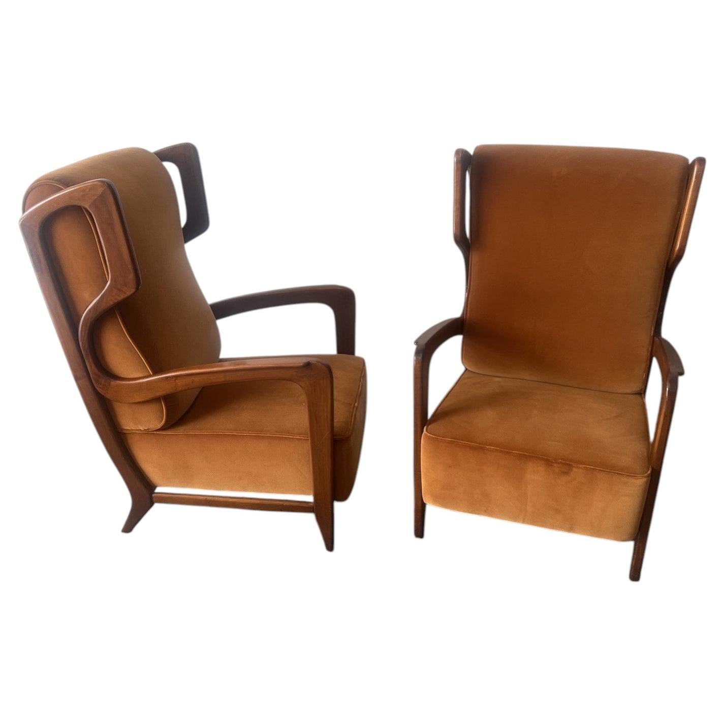 Grandes chaises longues de Gio Ponti