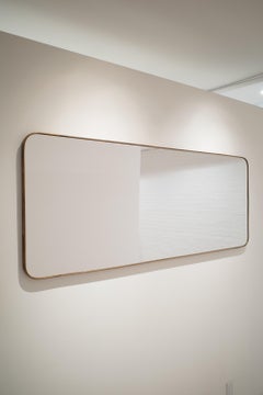 Vintage Italian Brass Wall Mirror