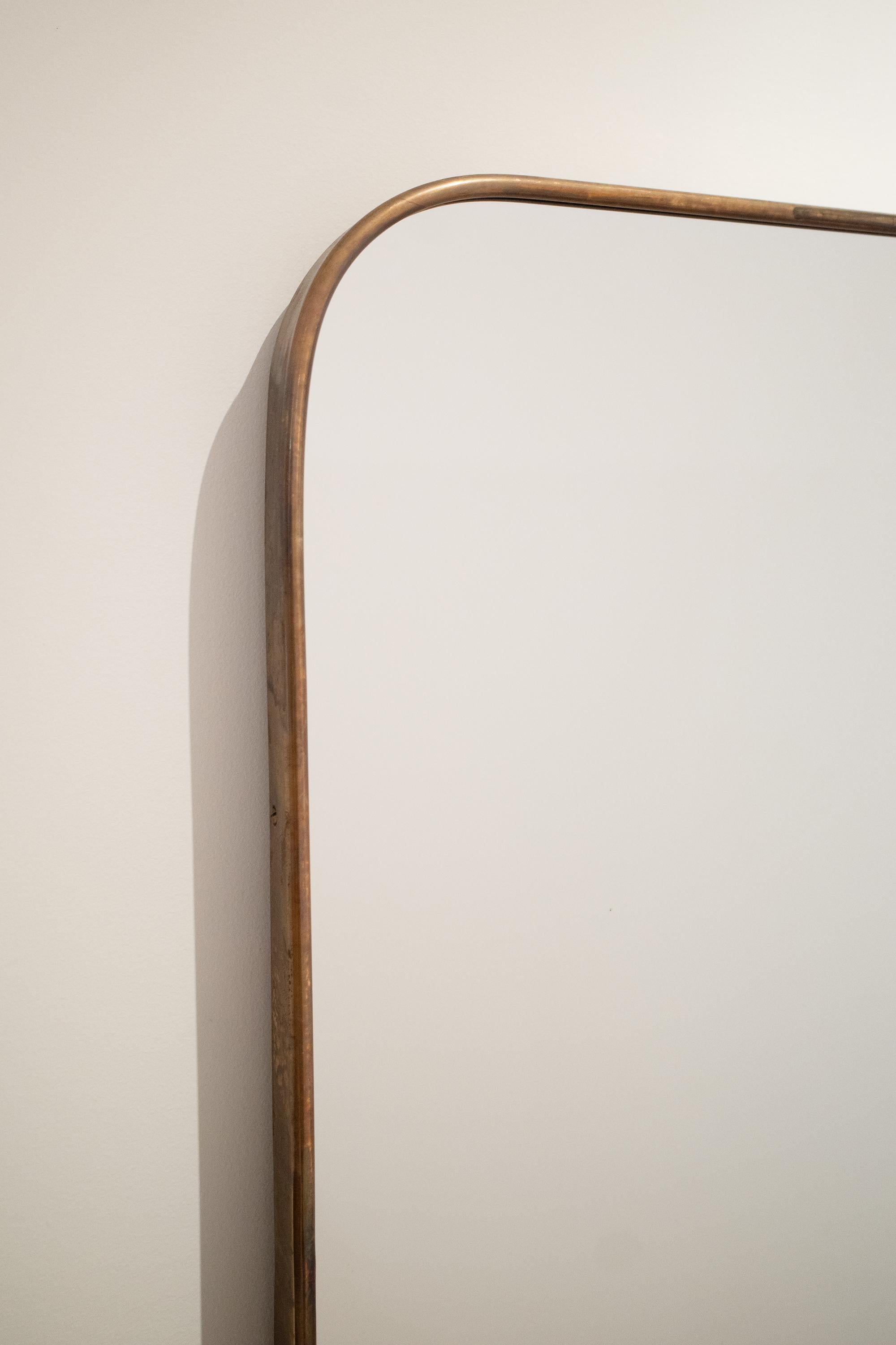 Großer Gio Ponti Wandspiegel von Fontana Arte (Italienisch) im Angebot