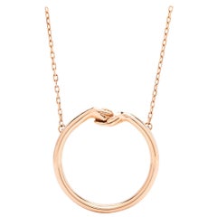 Large Give & Receive Pendant in 18 Carat Rose Gold by Lorenzo Quinn