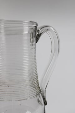 Grand pichet Normandie du 18ème siècle Caraf Bresle Valley soufflé à la bouche France