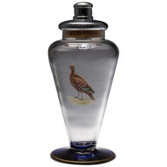 Vintage Large Glass Cocktail Shaker, circa 1940s