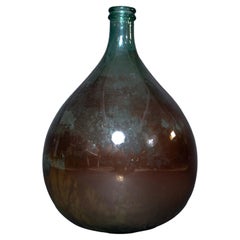 Vintage Large Glass Demi-John Jar