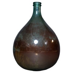 Retro Large Glass Demi-John Jar