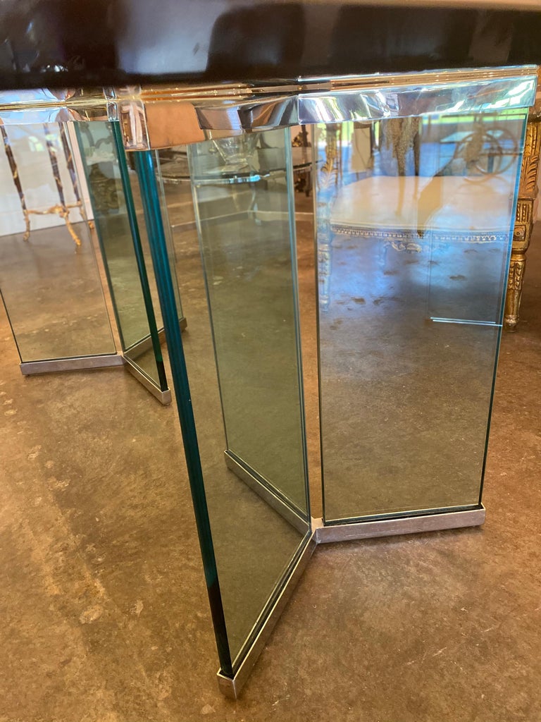 Large Glass Dining Table at 1stDibs large glass table, large glass