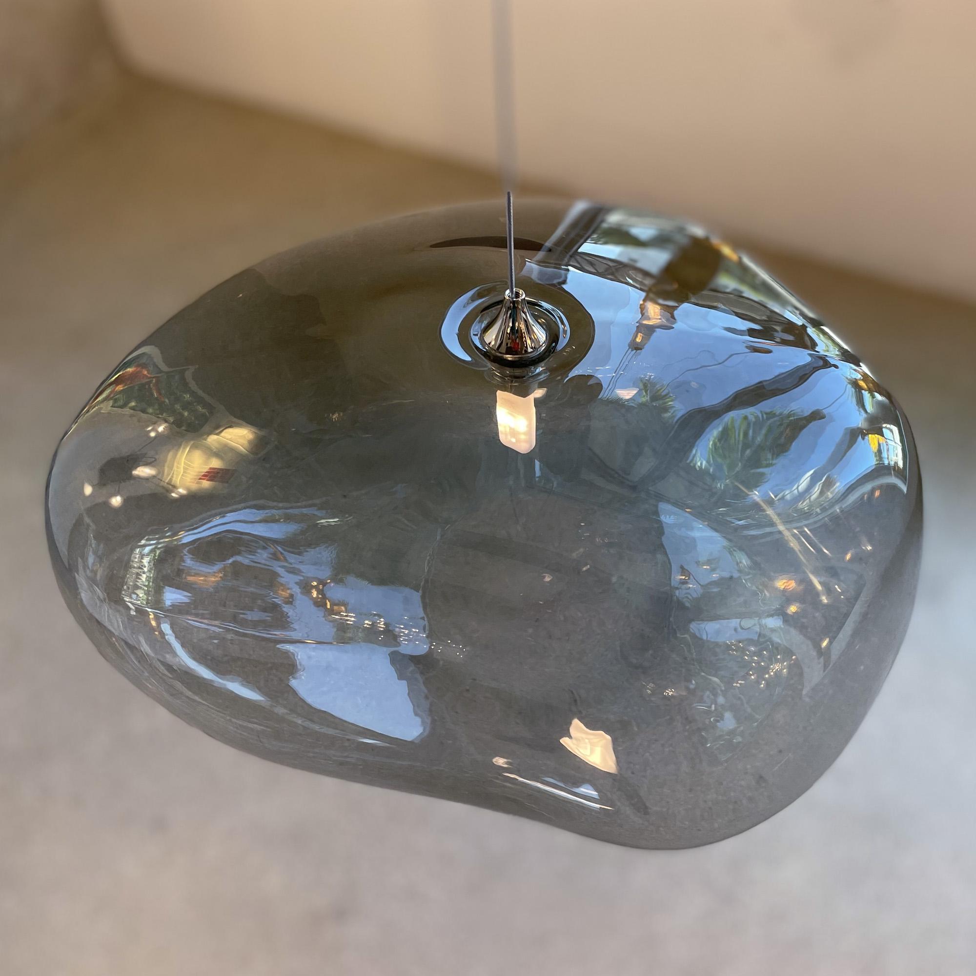 Large Glass Globes Chandelier. Dining Room, Kitchen Island, Foyer, Living Room. For Sale 1