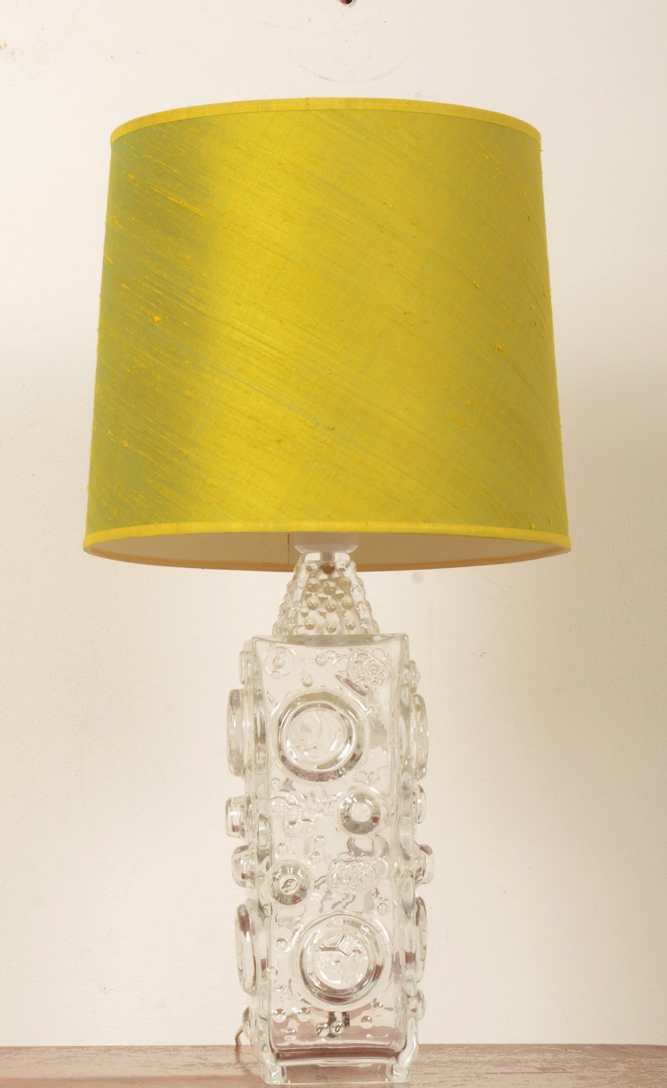 Grande lampe en verre de Josef Schott pour Smalandshyttan en vente 4