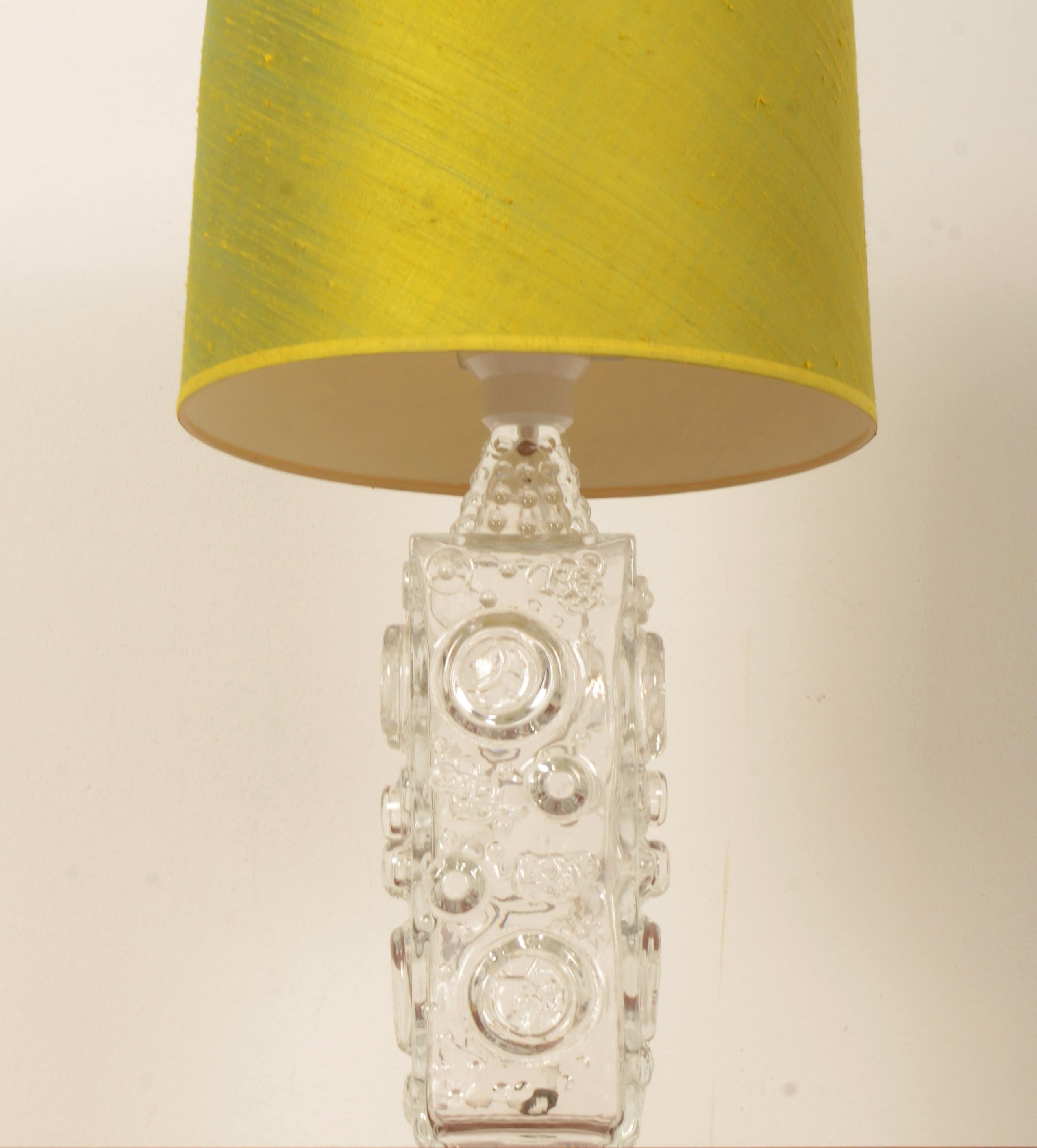Grande lampe en verre de Josef Schott pour Smalandshyttan en vente 6