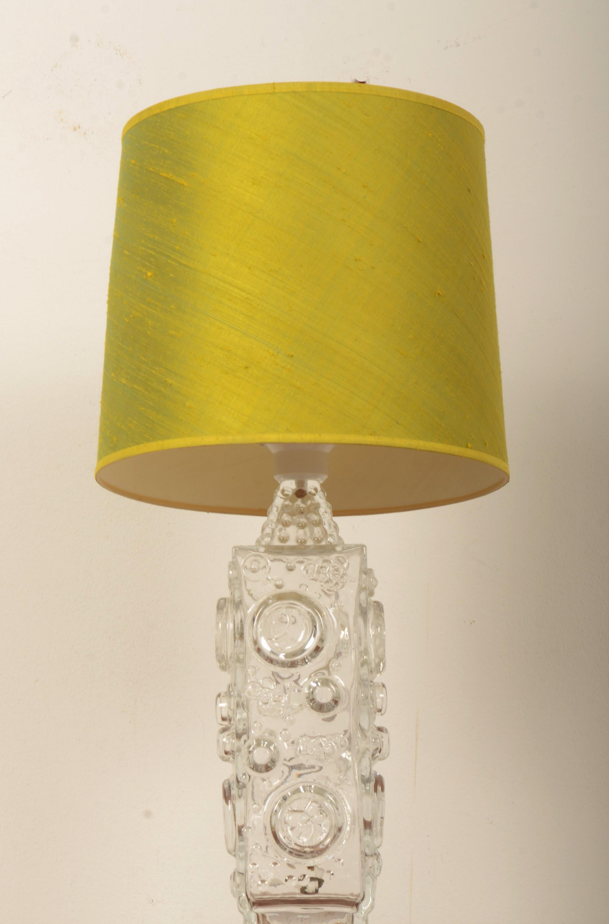 Grande lampe en verre de Josef Schott pour Smalandshyttan en vente 7