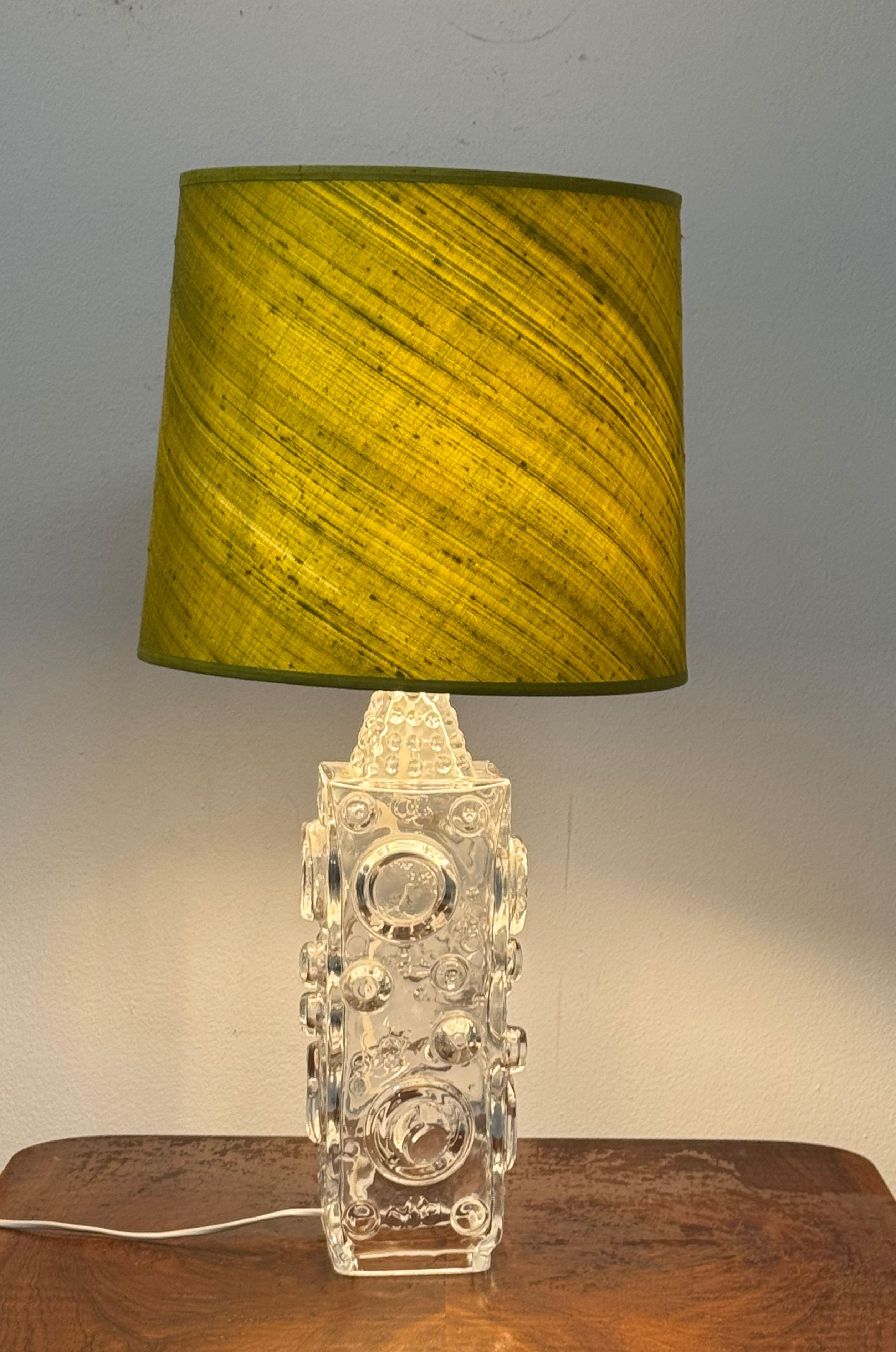 Grande lampe en verre de Josef Schott pour Smalandshyttan en vente 10