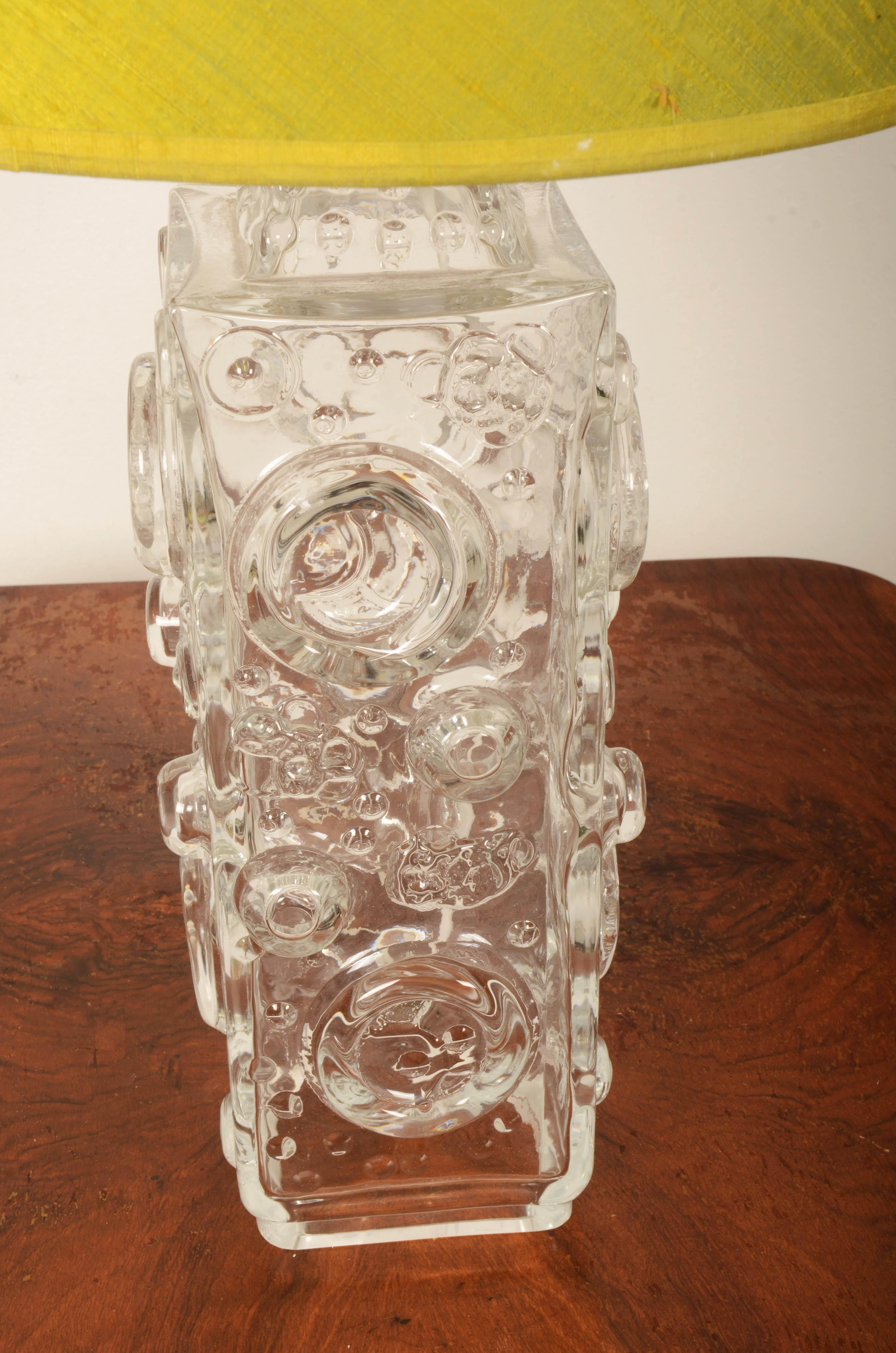 Grande lampe en verre de Josef Schott pour Smalandshyttan Bon état - En vente à Vienna, AT