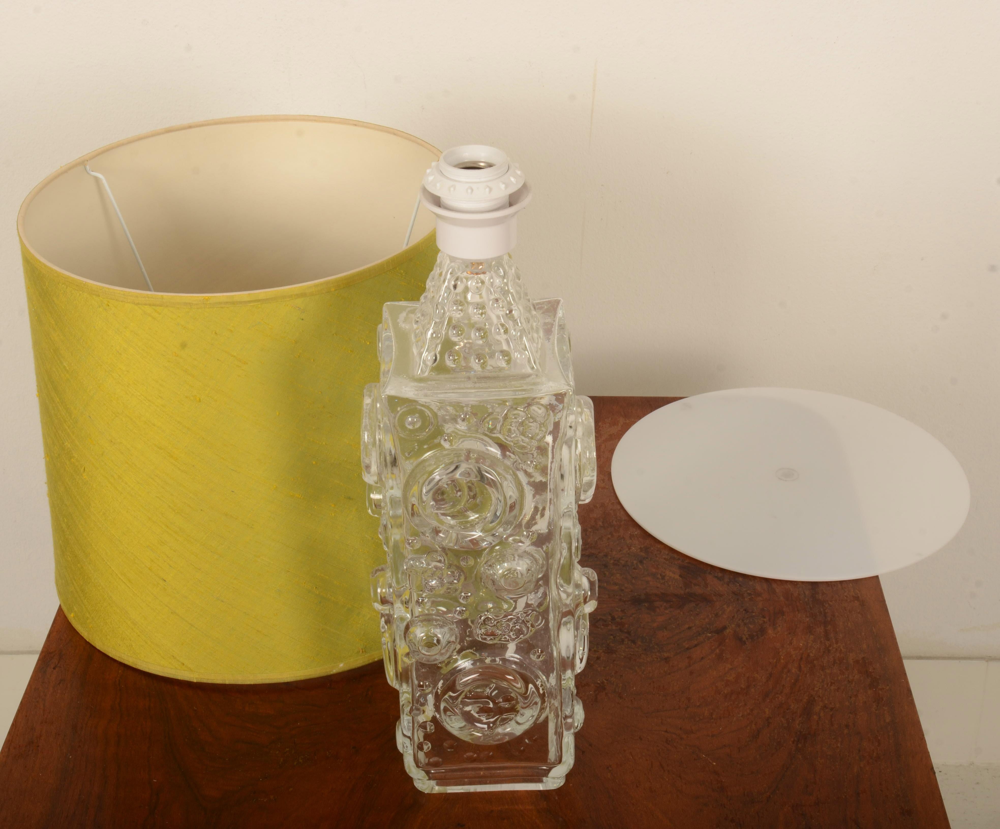 Grande lampe en verre de Josef Schott pour Smalandshyttan en vente 1