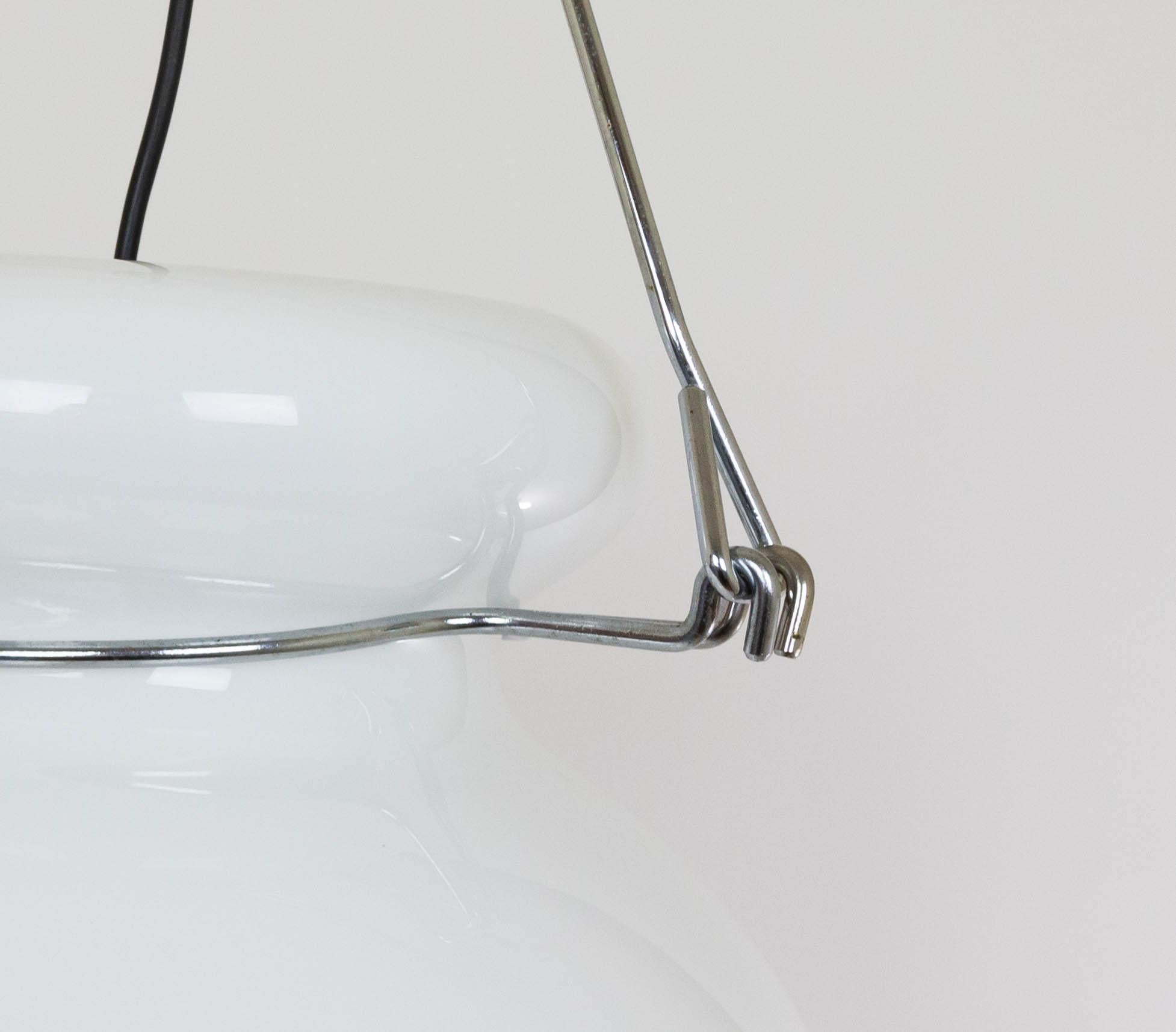 Late 20th Century Large glass pendant by Toni Zuccheri for VeArt, 1970s For Sale
