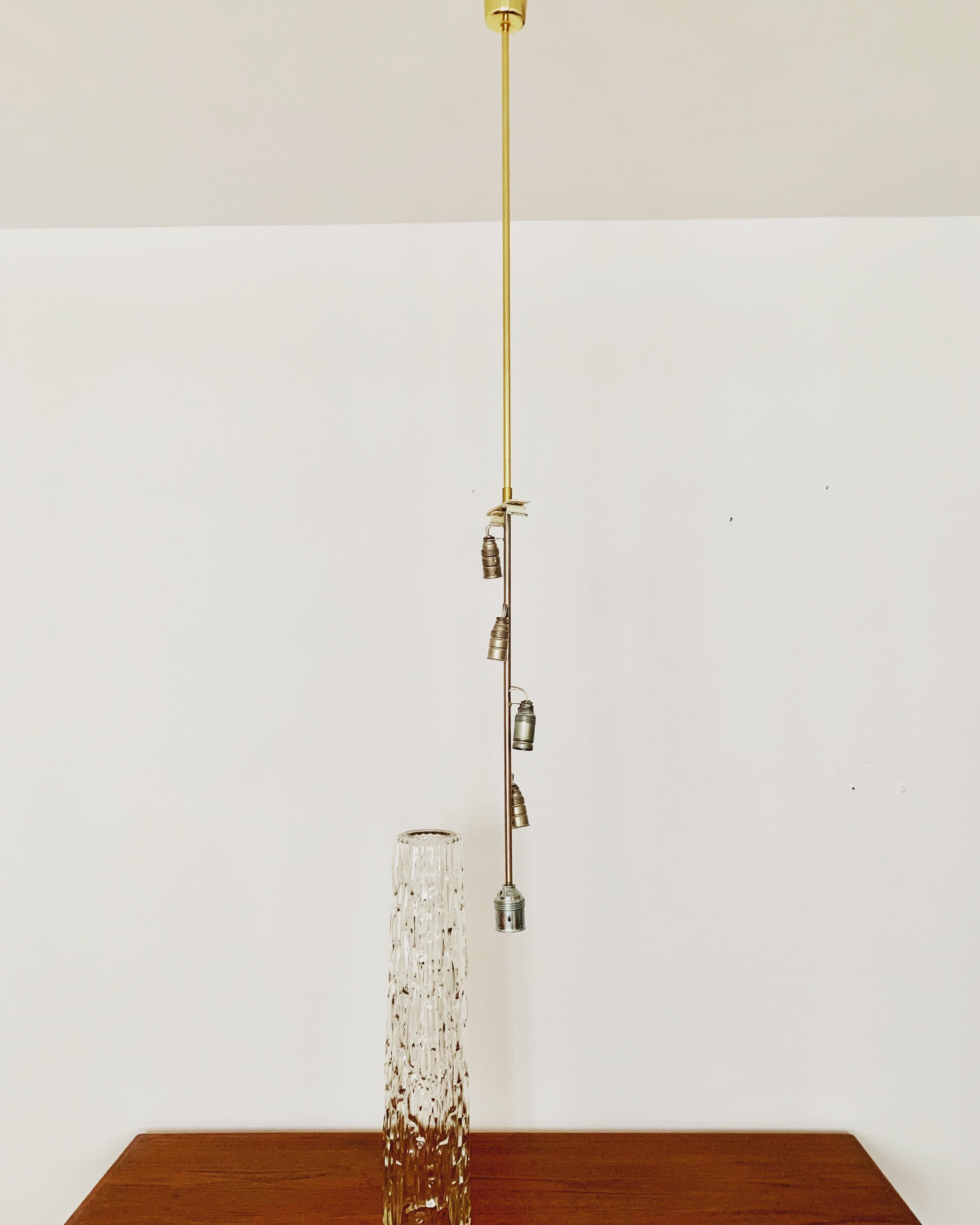 Lámpara colgante grande de cristal de J.T. Kalmar en venta 6