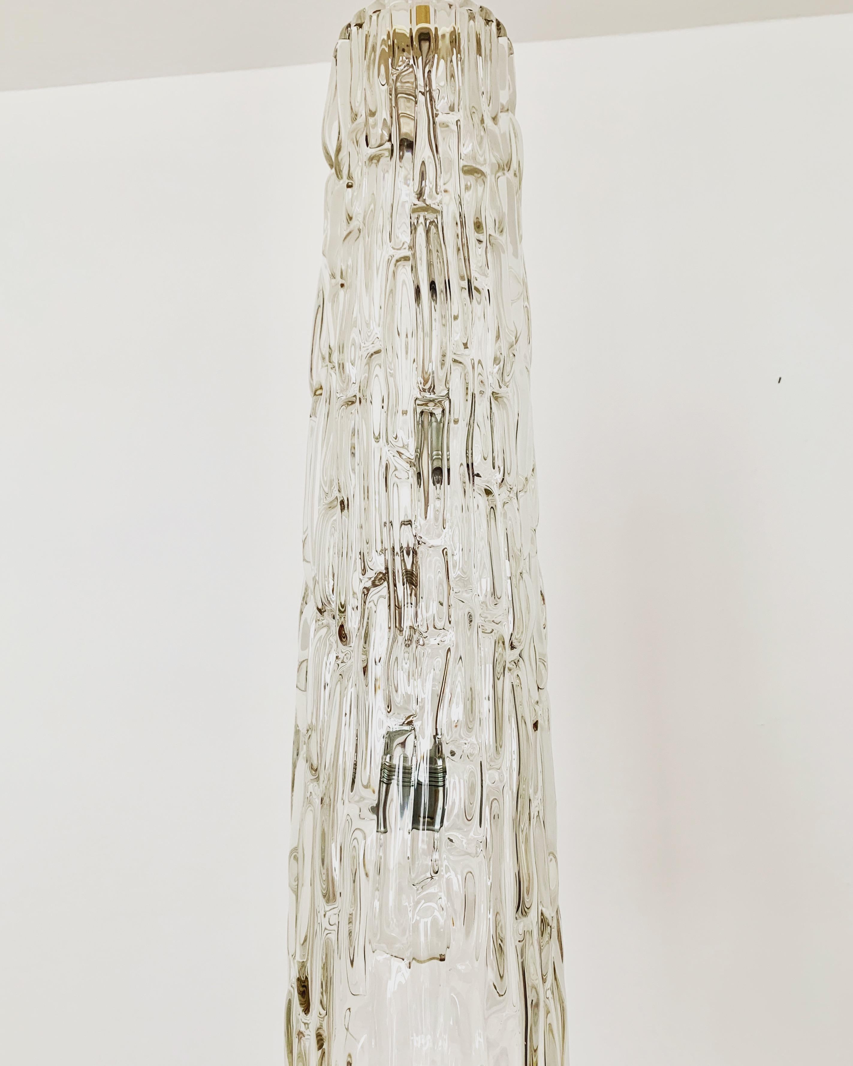 Lámpara colgante grande de cristal de J.T. Kalmar en Bueno estado para la venta en München, DE