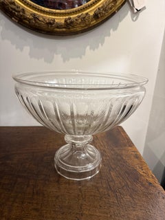 Large Glass Punch Bowl, Australian Origin, 21st Century, 40cm Diameter