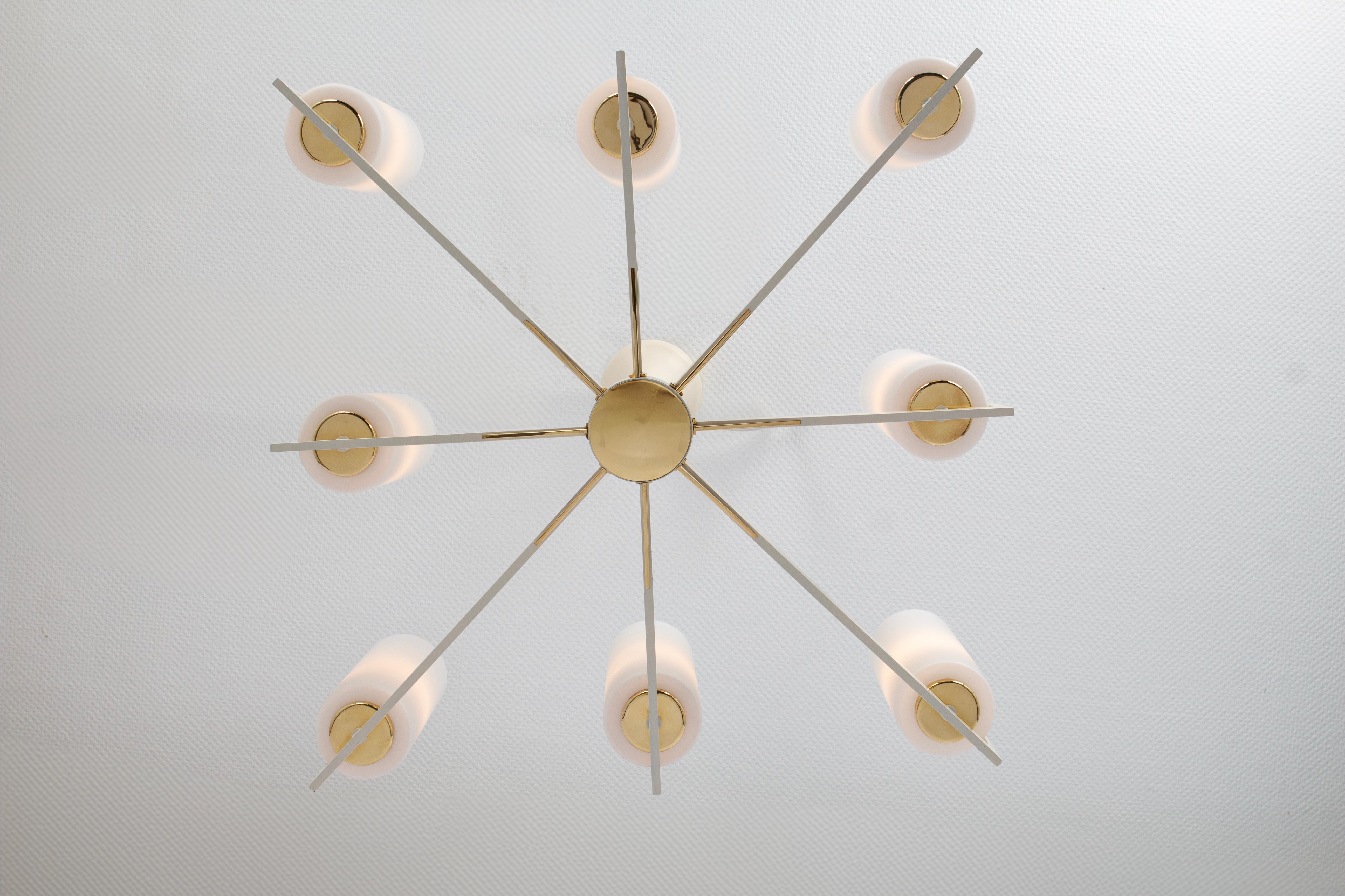 Grand lustre Kaiser, Allemagne, années 1960 en vente 2