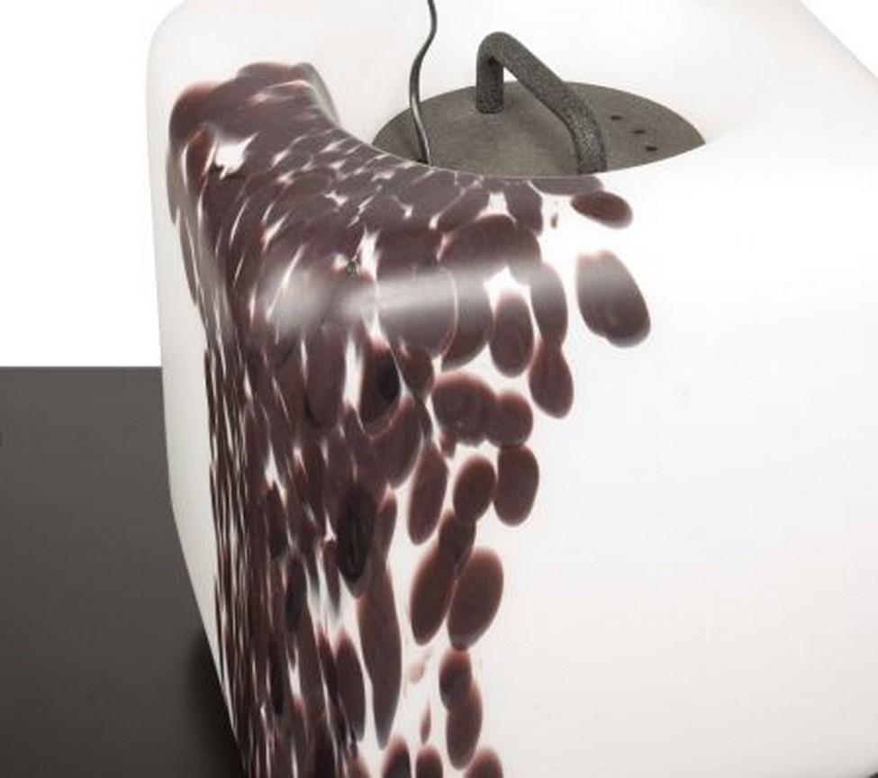 Mid-Century Modern Mid Century Modern Large Glass Table Lamp by Giorgio de Ferrari For Sale