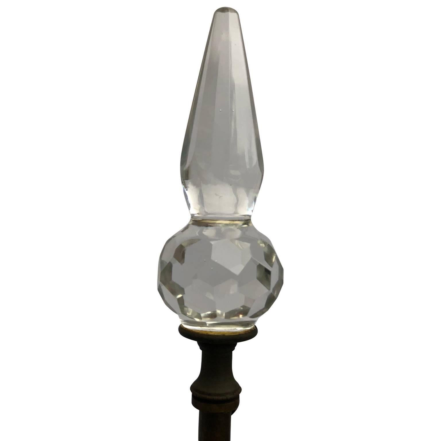 large glass lamp