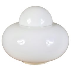 Large glass table lamp from Italy, 1960s