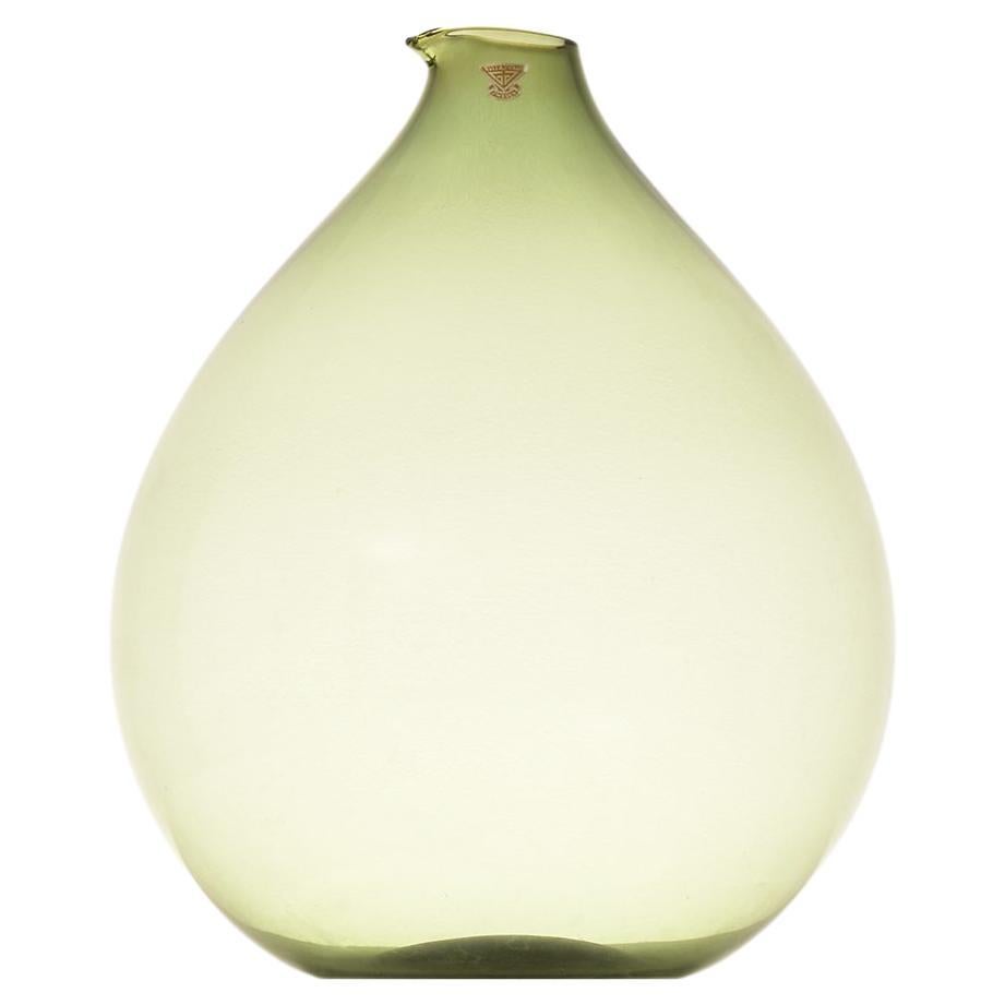 Gran jarrón de cristal de Kjell Blomberg, 1963
