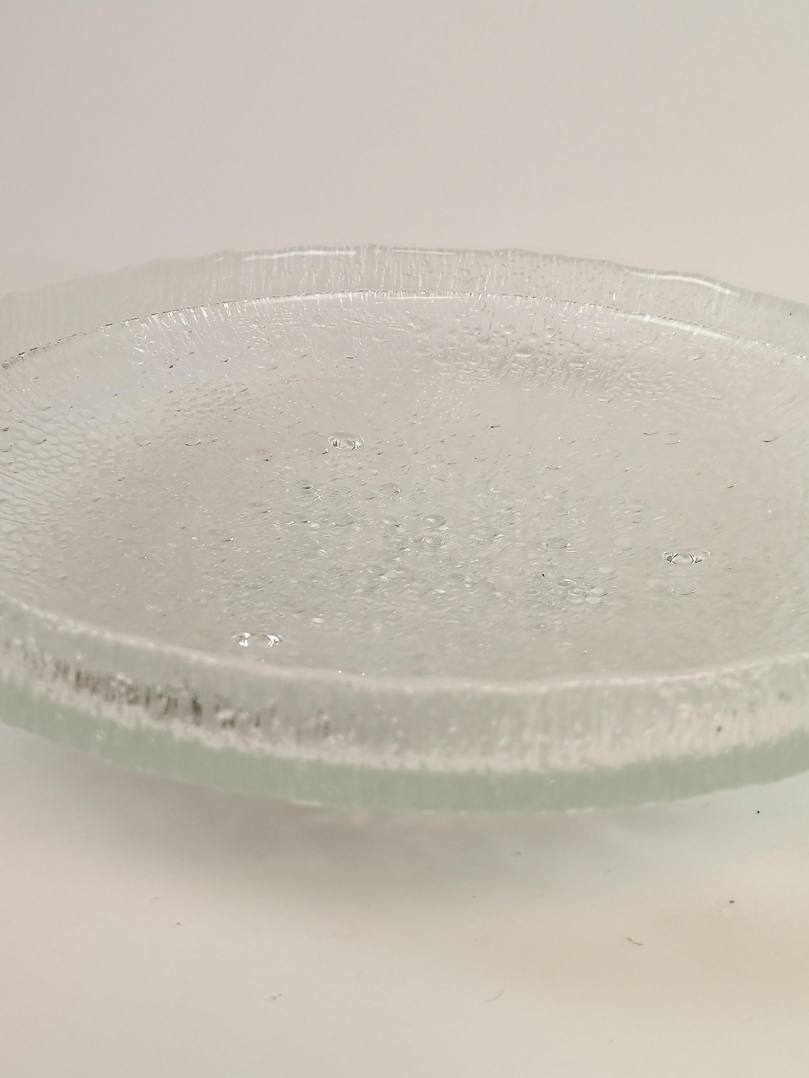 Large Glassplate Ultima Thule Iittala, Finland, 1960s In Good Condition In Hillringsberg, SE
