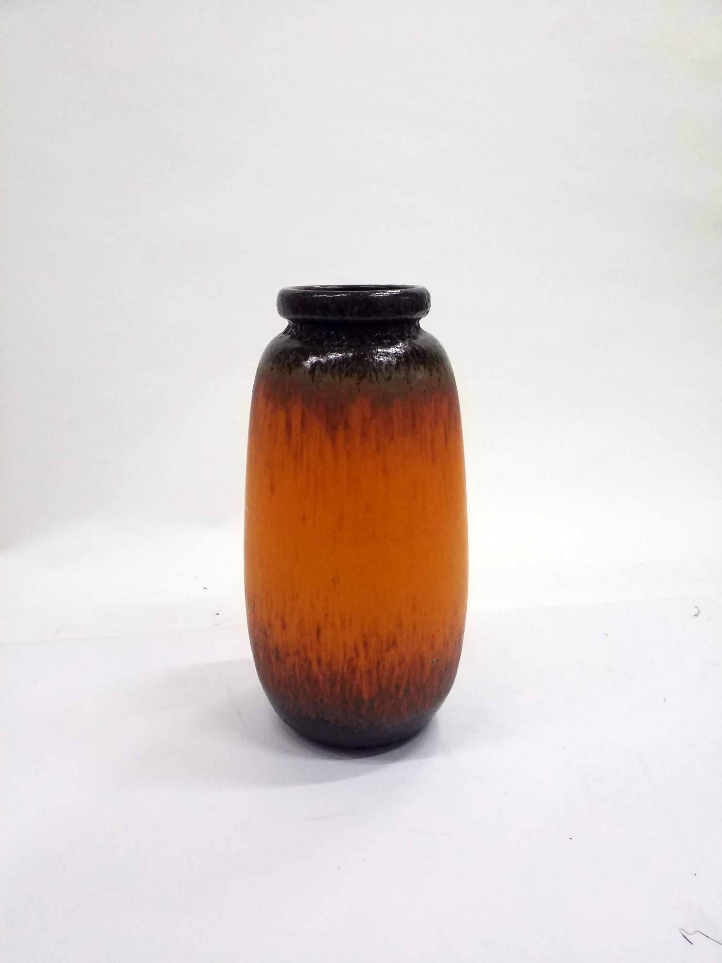 Large Glazed Ceramic Floor Vase, 1970s 1