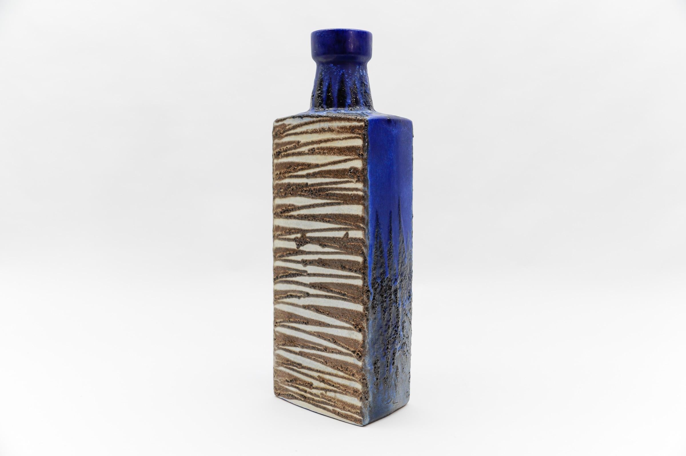 Mid-Century moderno Grande vaso Lava in ceramica smaltata di Ceramano Scheurich, Germania anni '60 in vendita