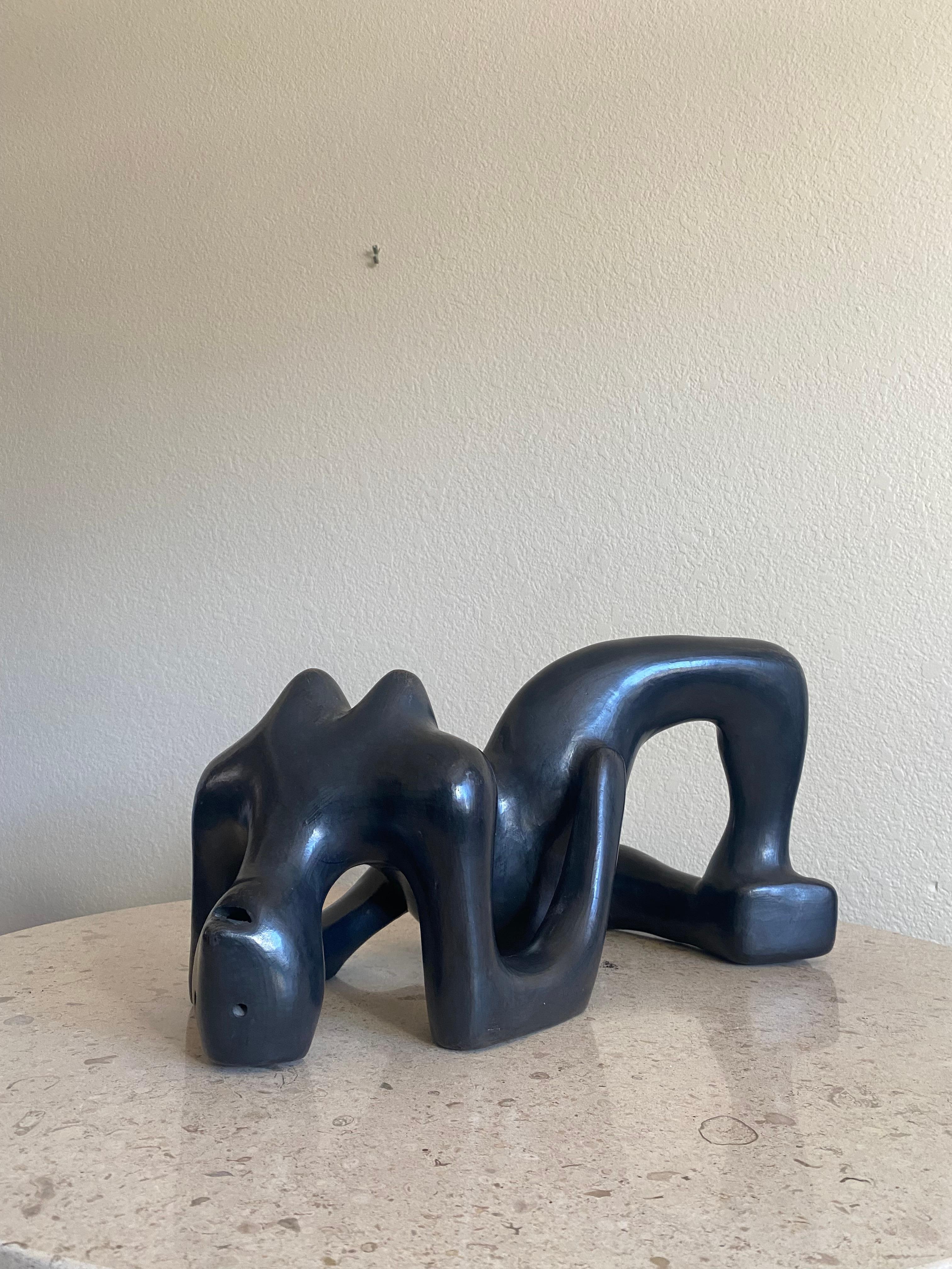 Large Glazed Ceramic Nude Sculpture by Manuel Felguérez 8