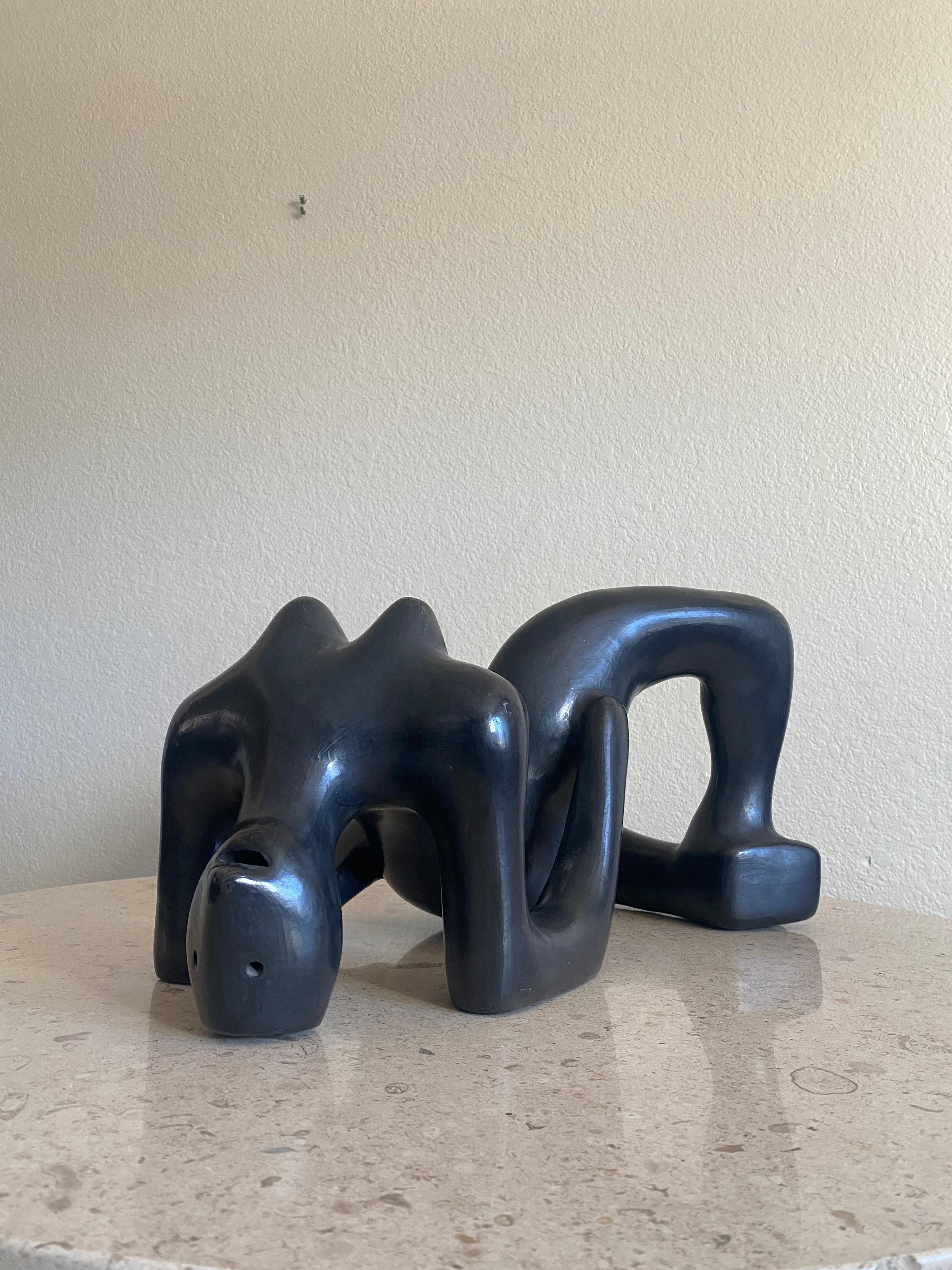 Large Glazed Ceramic Nude Sculpture by Manuel Felguérez 9